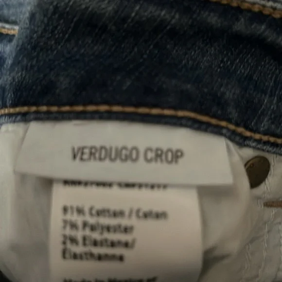 Paige Verdugo Crop Jean Size 28 - Picture 6 of 6